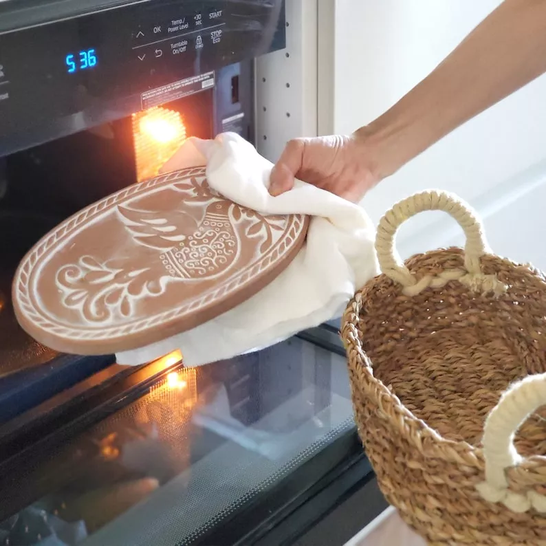 bread warmer and basket