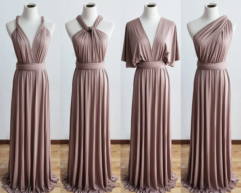 convertible style infinity bridesmaid dresses that bridesmaids like to wear