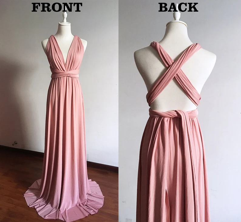 affordable infinity style bridesmaid dress trend
