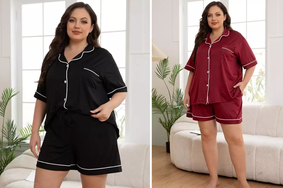 amazon plus size bridesmaid pajamas