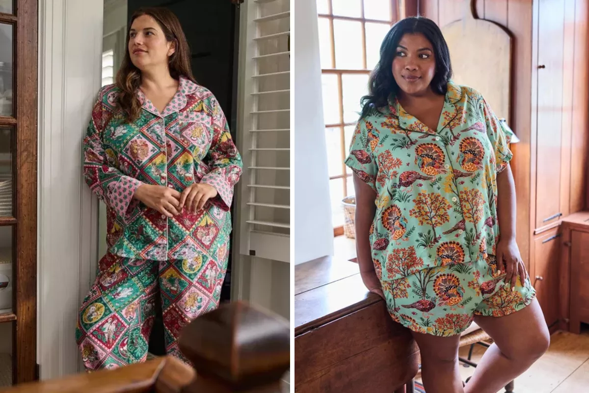 size inclusive bridesmaid pajamas