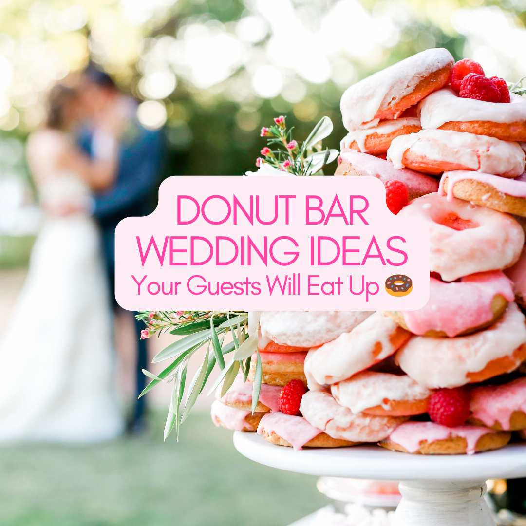 Donut bar wedding ideas