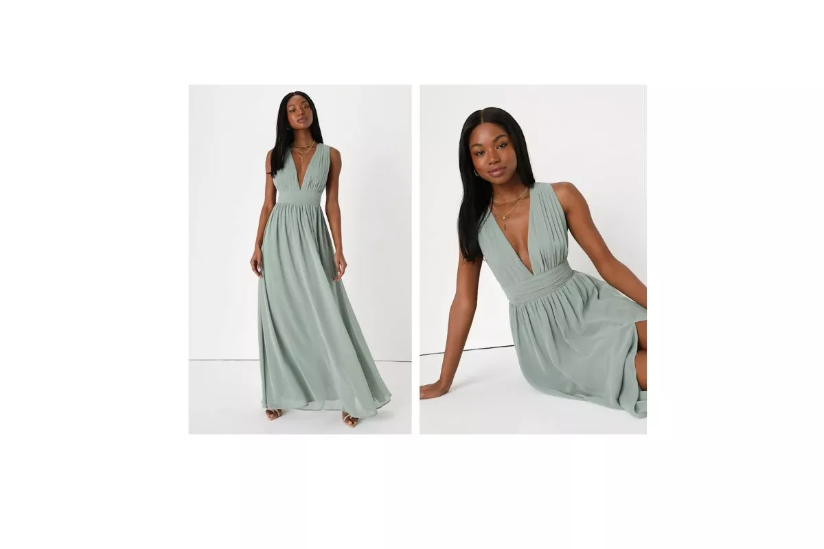 sage bridesmaid dress that looks good on everyone
