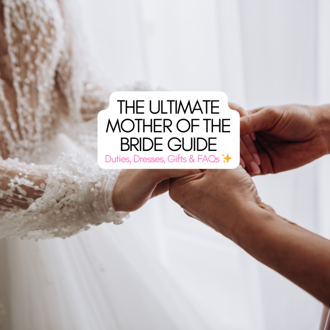 Mother of the bride helping her daughter get ready on the wedding day
