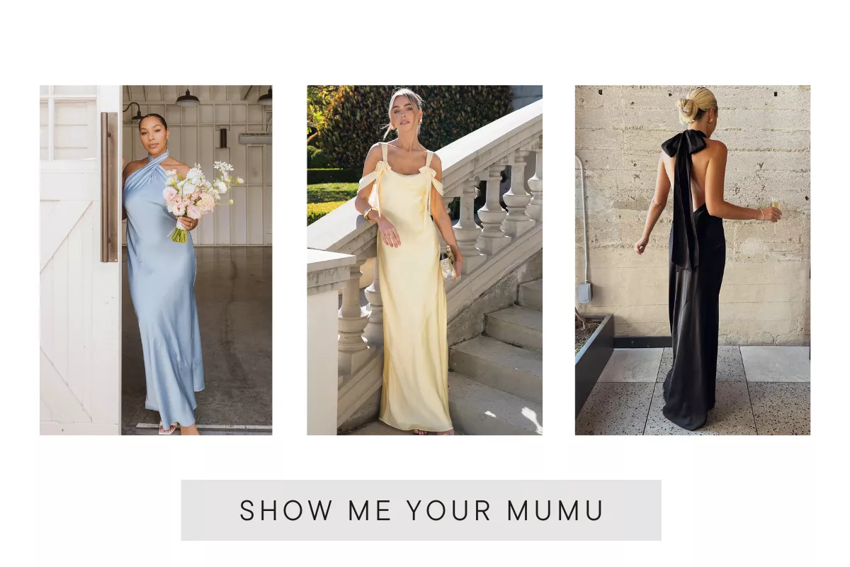boho bridesmaid dress from Show Me Your Mumu – relaxed, flattering, and photogenic dresses perfect for destination or outdoor weddings