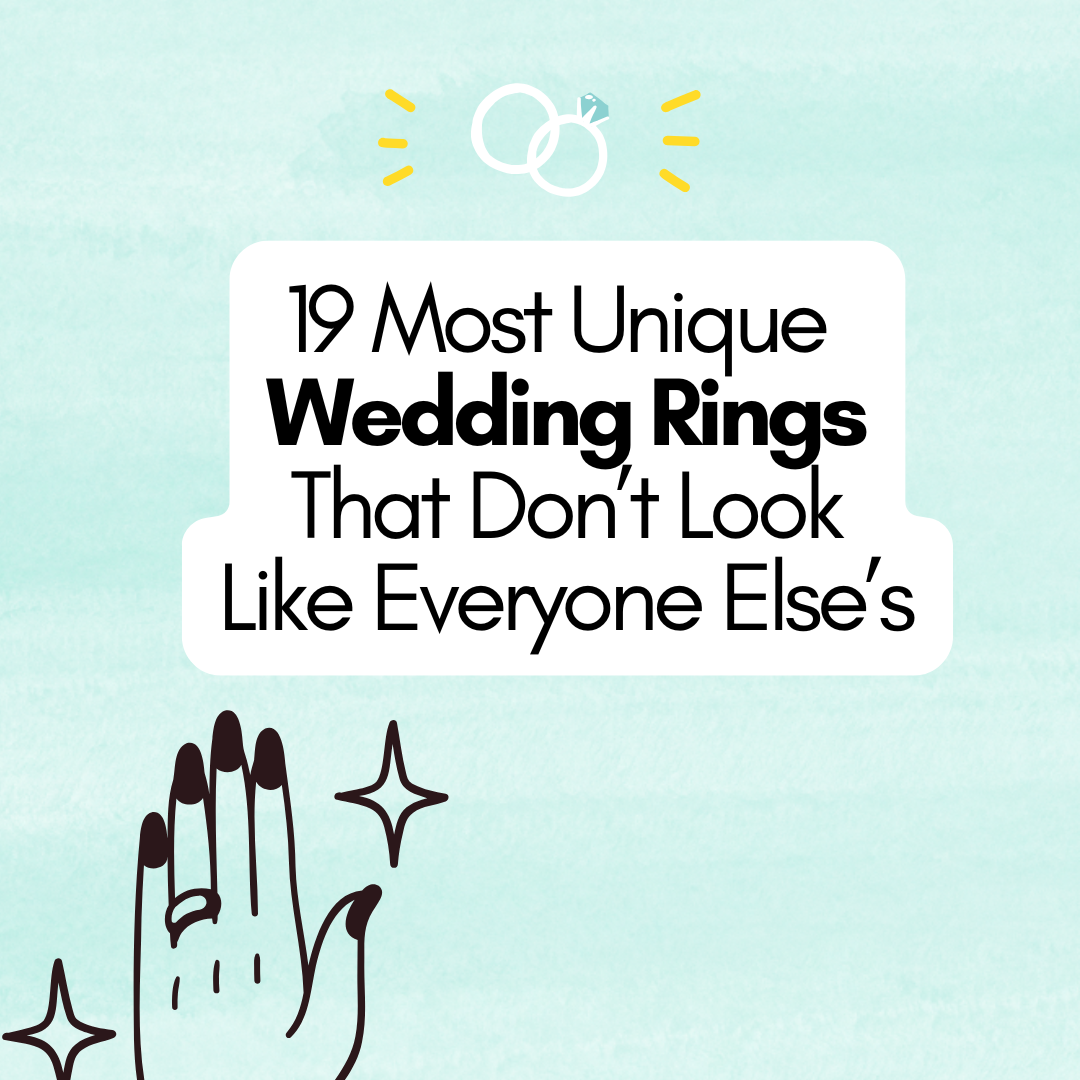 unique womens wedding bands that arent boring