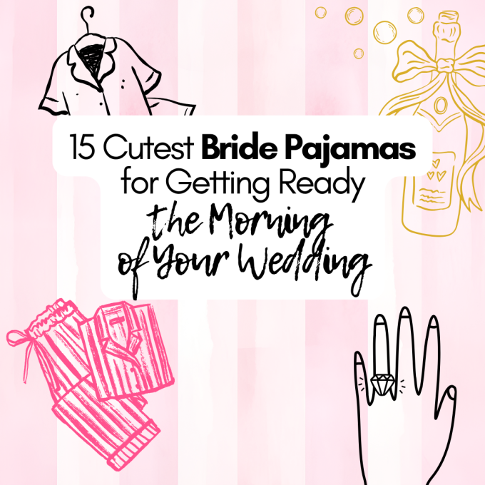 bridal pajamas for getting ready