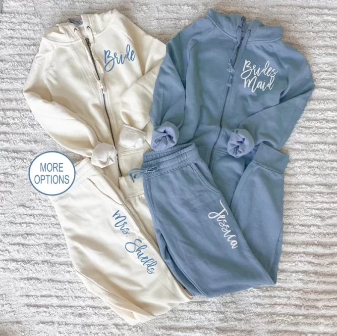 Bride hoodie and sweatpant joggers set