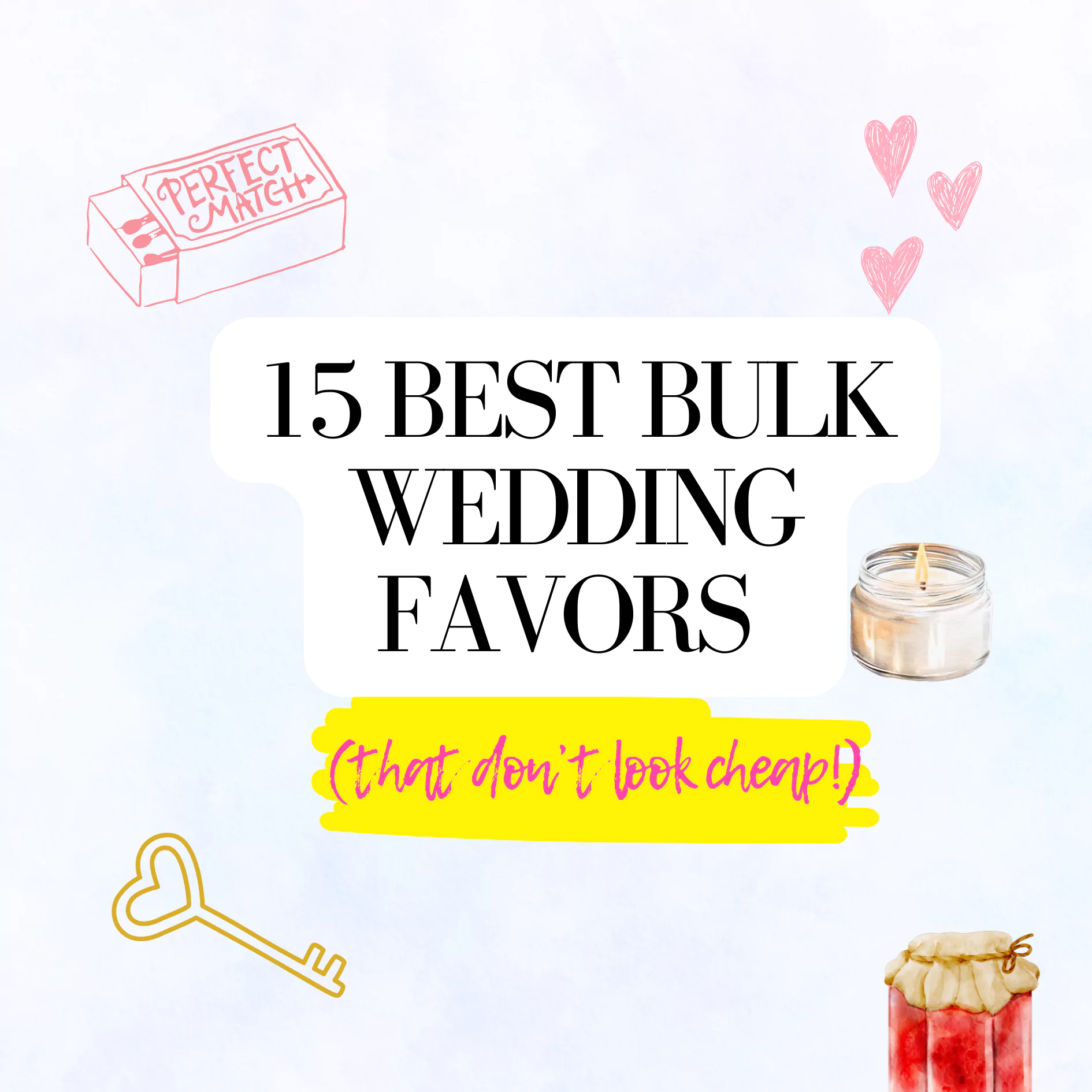 Wedding Favors for Guests in Bulk That Don’t Look Cheap