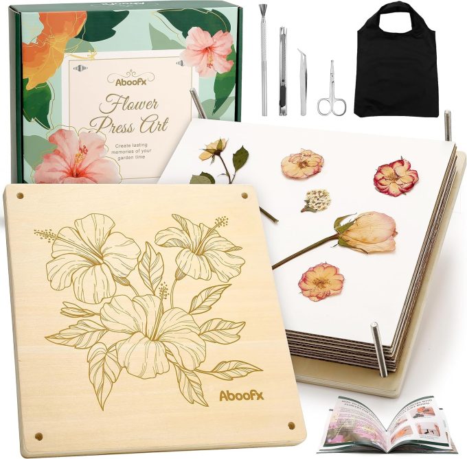 Pressed wedding flower diy kit