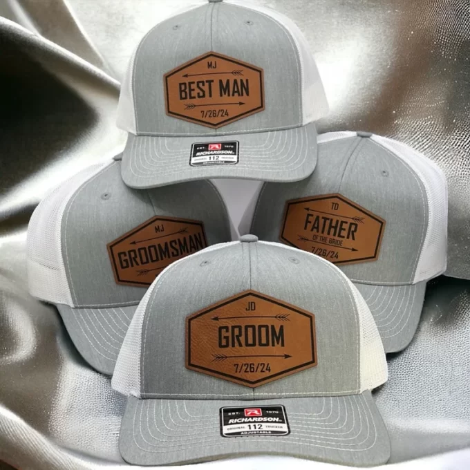 Groomsmen proposal hats