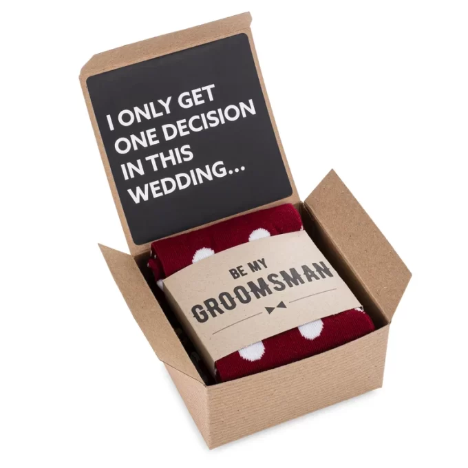 Groomsmen proposal socks