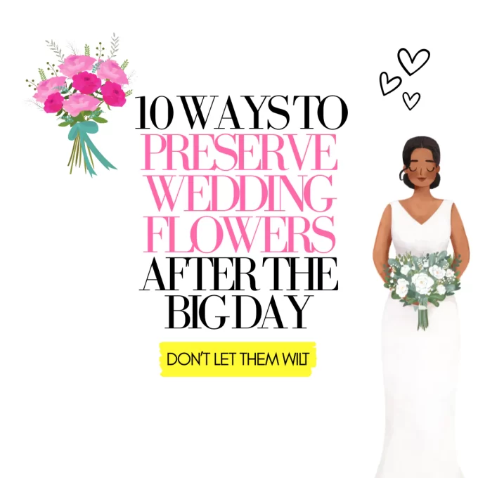 What to do with wedding flowers after the wedding day