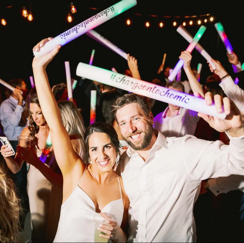 led foam glow sticks for budget-friendly wedding favors in bulk