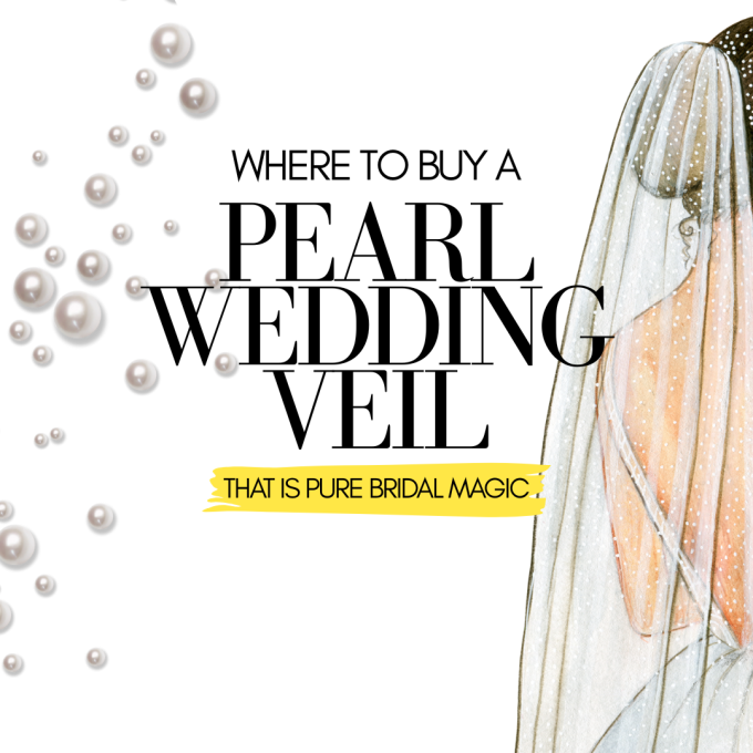 Where to buy pearl veil for the bride
