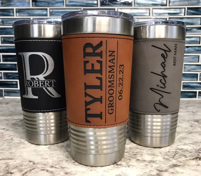 Drink tumblers personalized for cheap groomsmen gifts