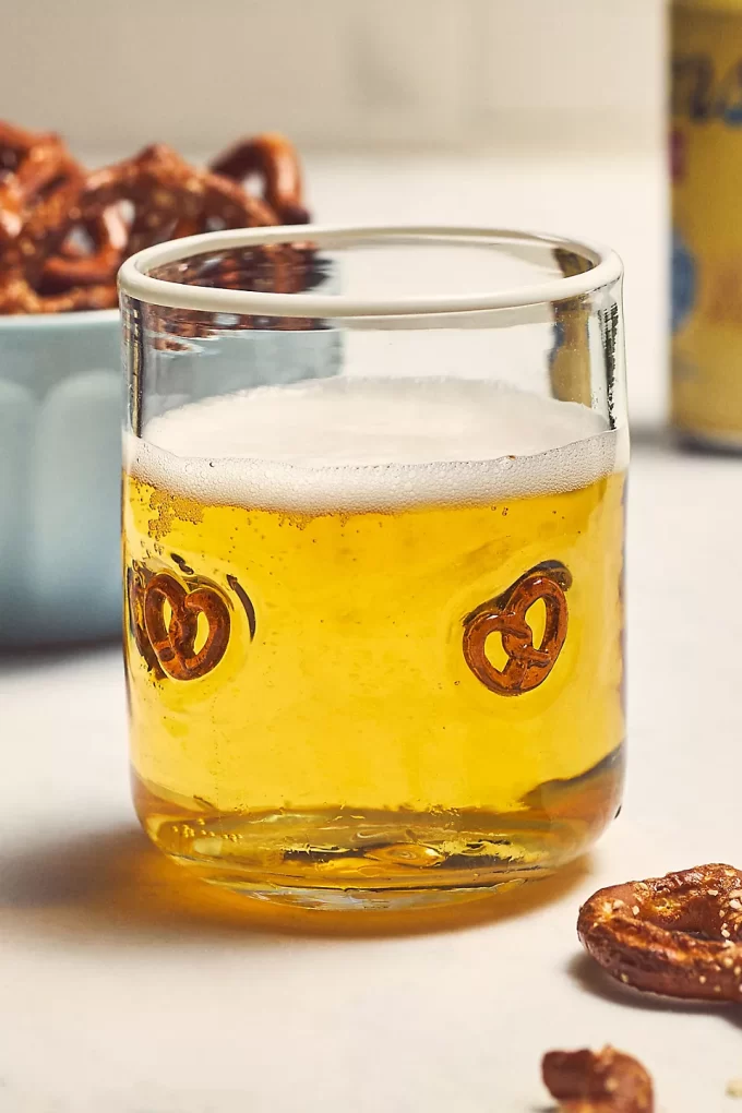 pretzel anthropologie icon juice glass