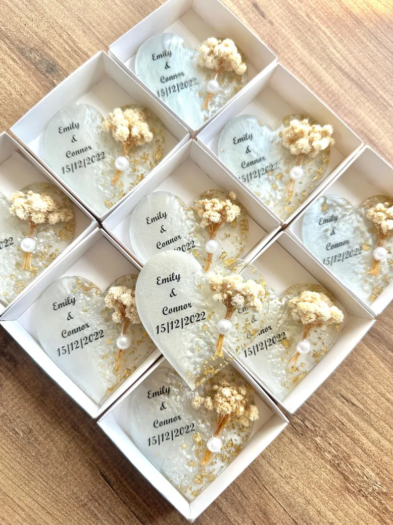 personalized magnets for affordable bulk wedding favors