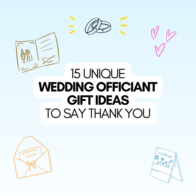 Best wedding officiant gift ideas