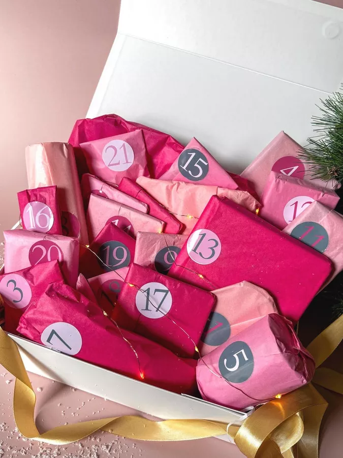 Bridal advent calendar