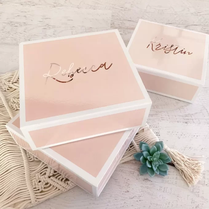 Bridesmaid gift boxes