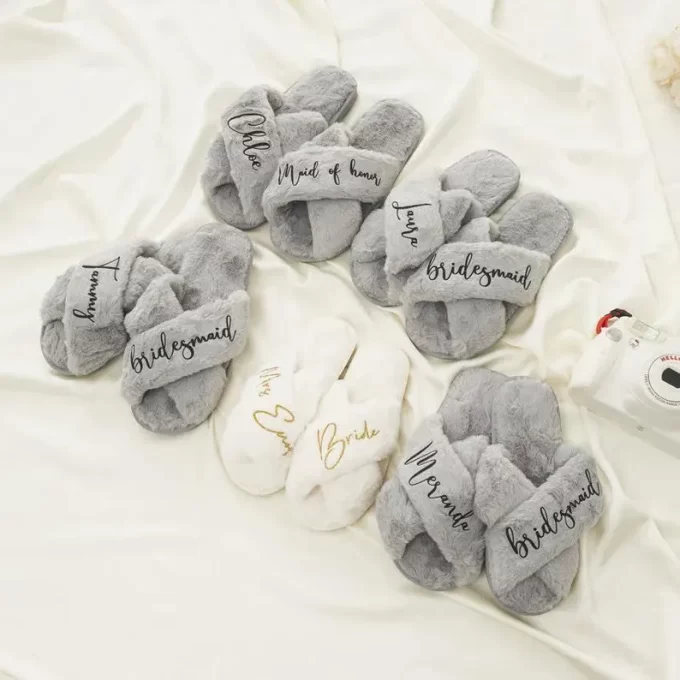 bridesmaid slippers