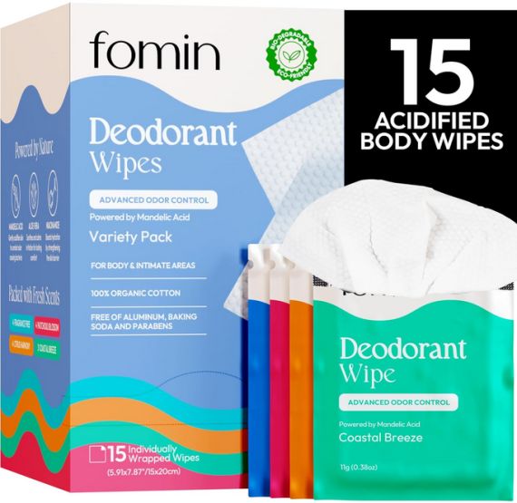 Put these deodorant wipes in the bathroom baskets at your wedding to keep guests feeling fresh, clean, and smelling good.