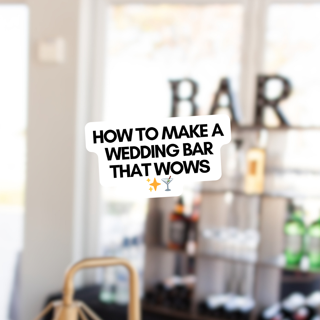 How to Decorate a Wedding Bar That Wows