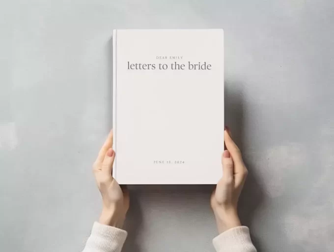 Letters to the bride book for the bridal shower