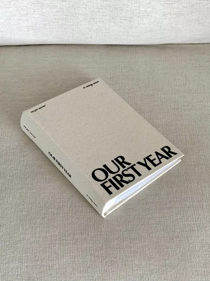 First year album for one year anniversary present