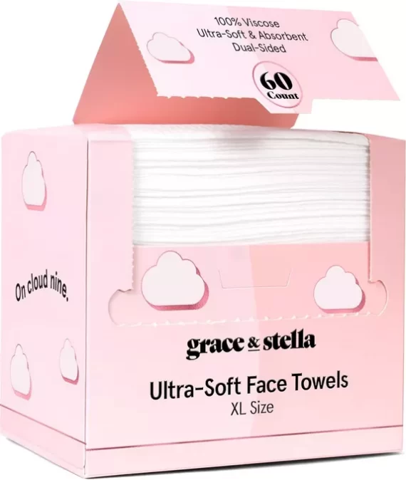 Soft disposable face towels to put in bathroom baskets at wedding