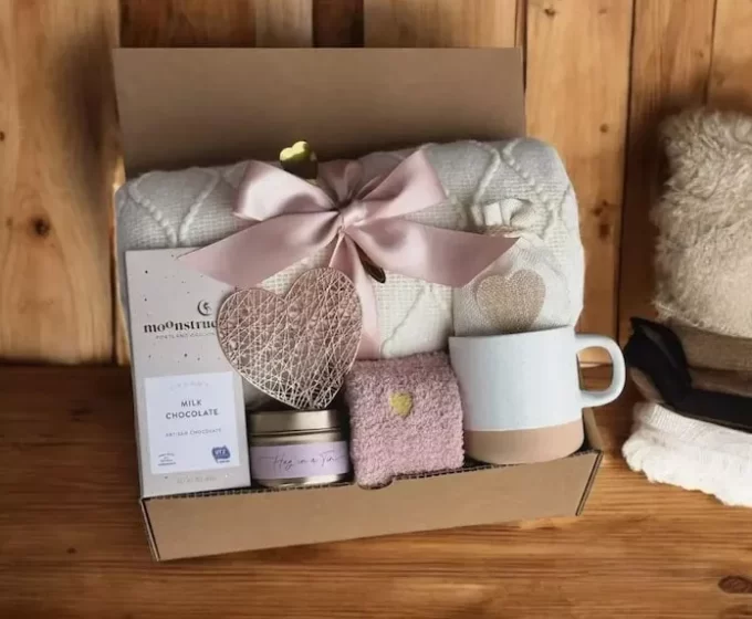 Spa gift box for bridesmaid present
