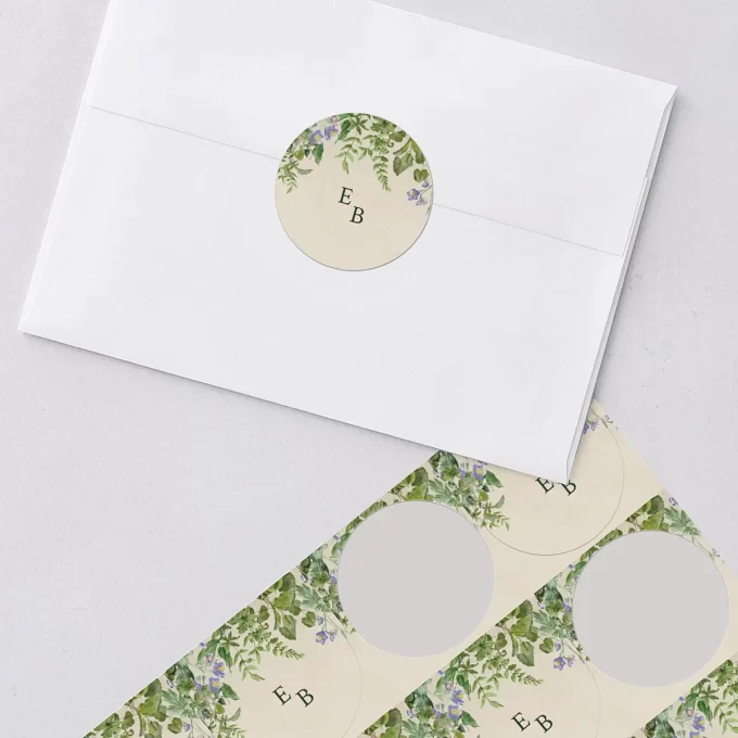 Custom wedding stickers