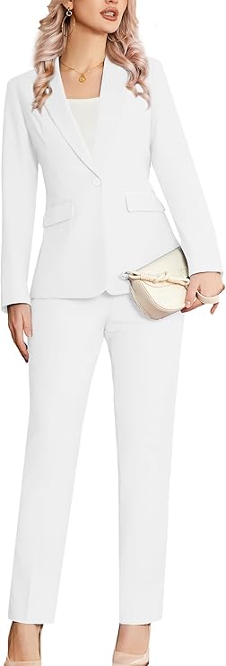 Stylish wedding suit for the bride