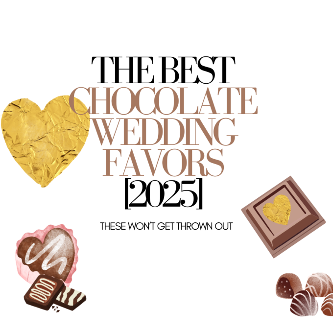 Chocolate wedding favor ideas that are personalized