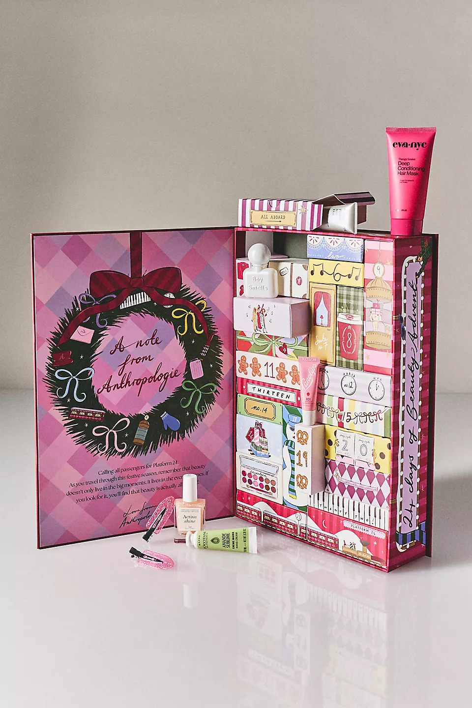 Anthropologie 24 Days of Beauty Advent Calendar 2026 with 24 beauty surprises