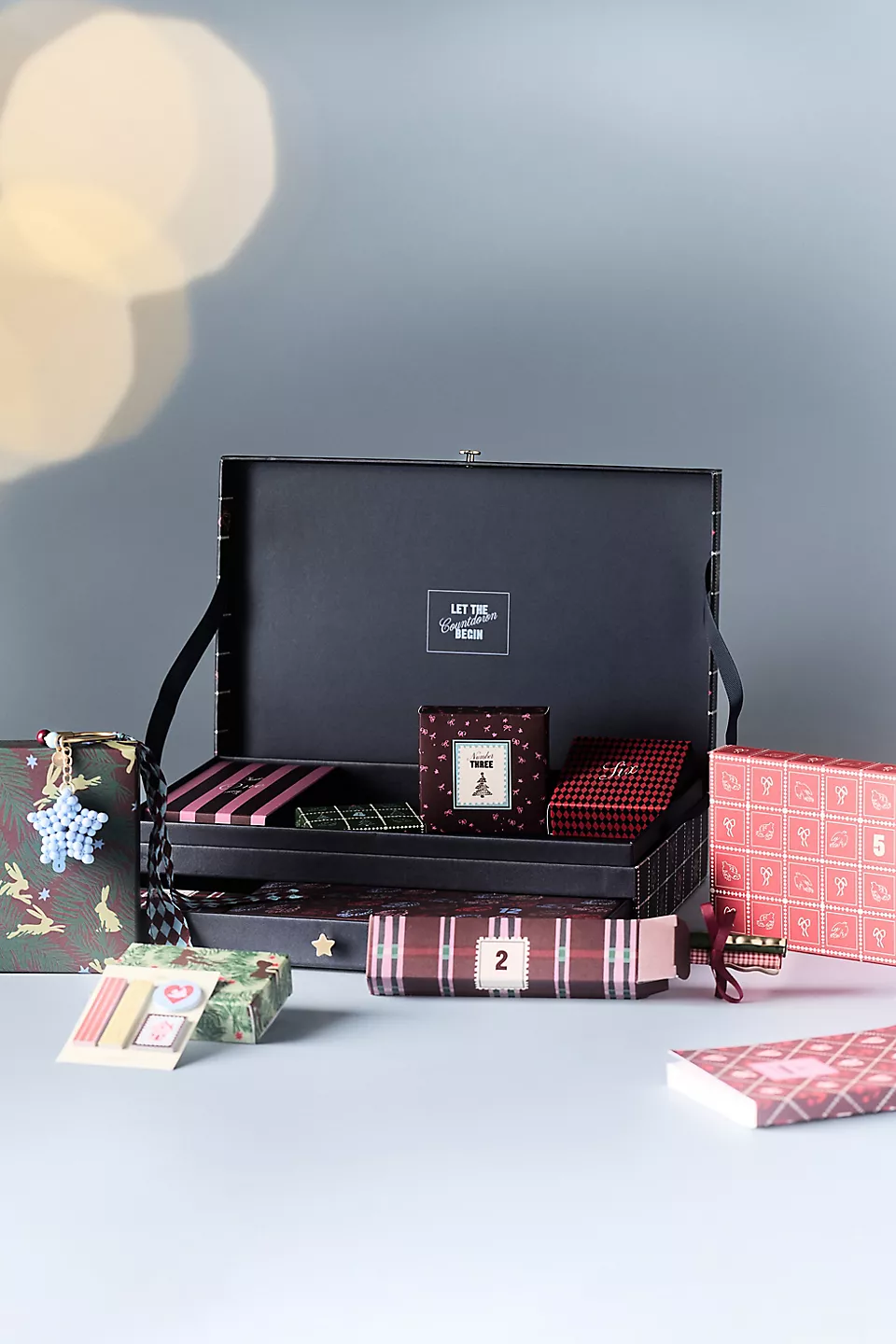 Anthropologie x Papier 12-Day Stationery Advent Calendar with notebooks and desk supplies