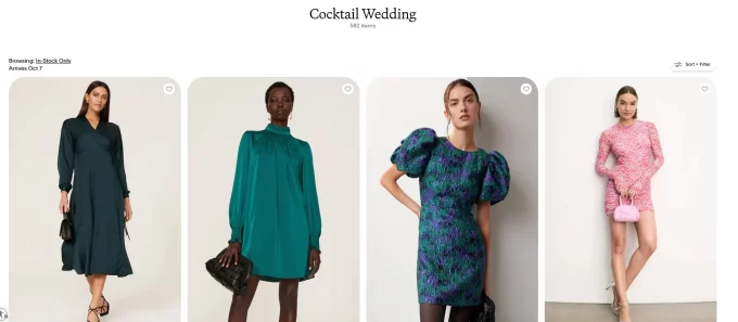 Stylish short dresses perfect for a cocktail wedding