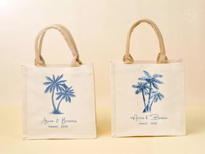 Custom tote bag favors