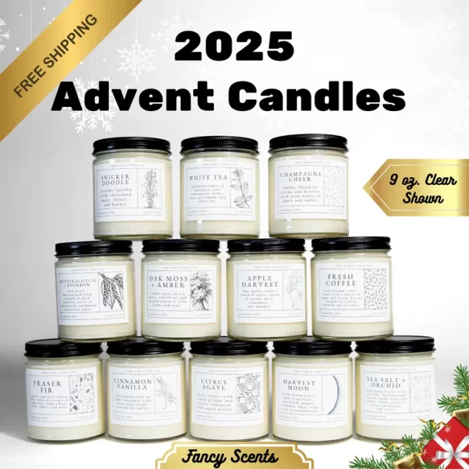 Candle advent calendar