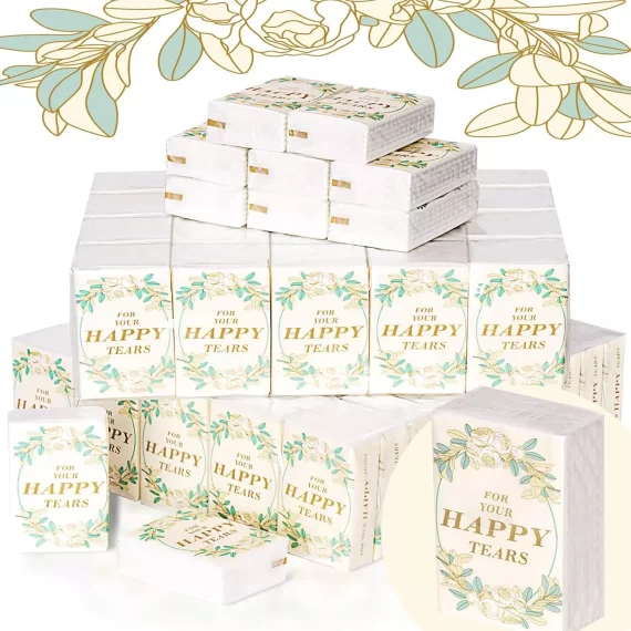 Tissues in bulk for wedding guests