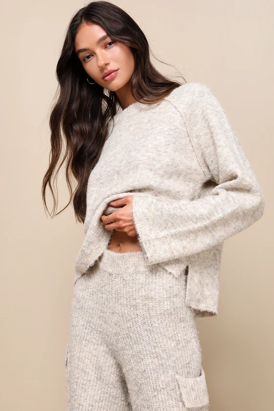 Cozy sweater set for cabin bachelorette in winter