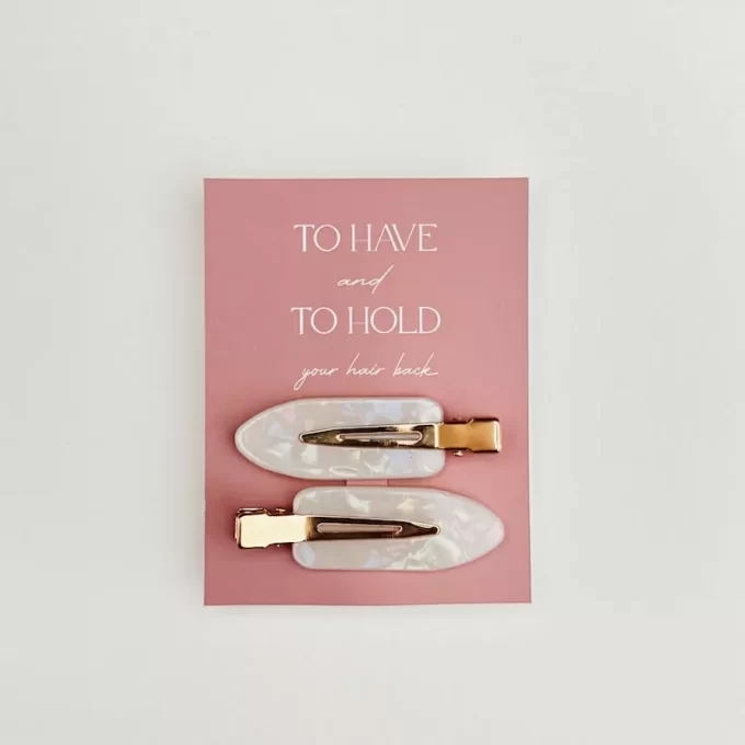 Hold your hair back clips