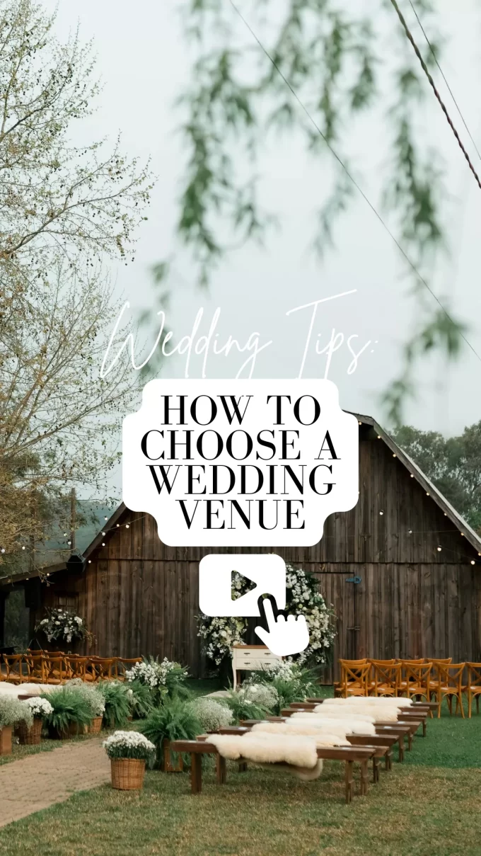 How to pick a wedding venue