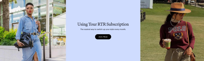 membership and subscription clothing rental