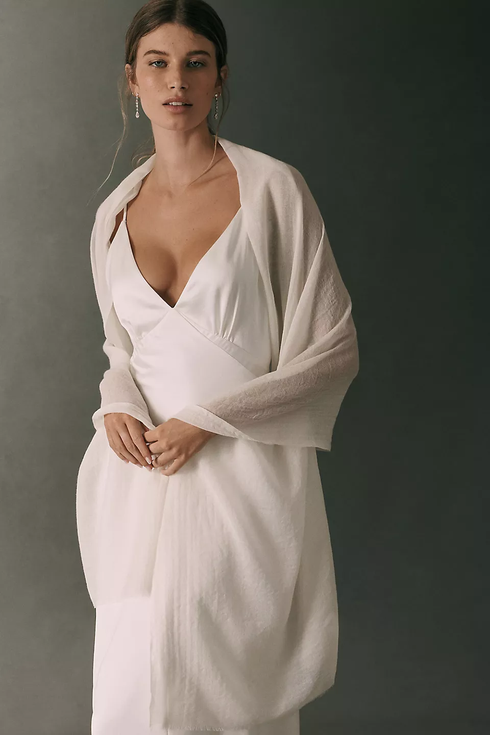 ivory pashmina bridal wrap
