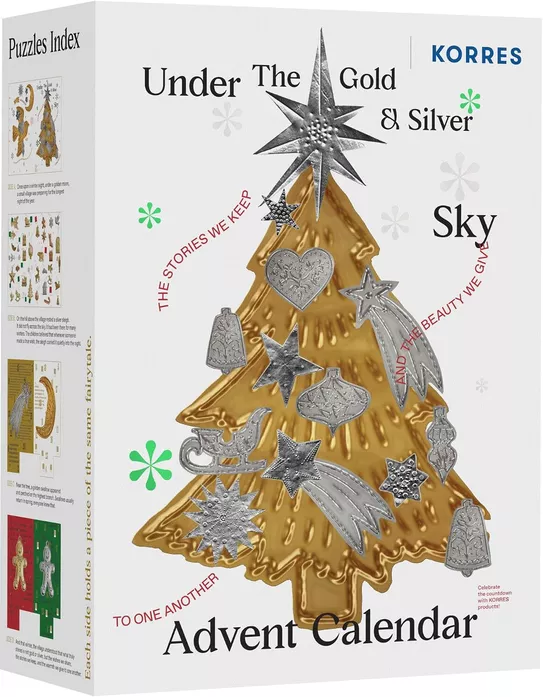 KORRES 2026 Advent Calendar with 24 skincare, body care and haircare surprises