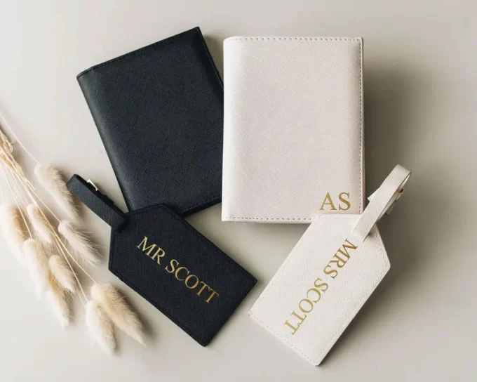 Passport covers and luggage tags