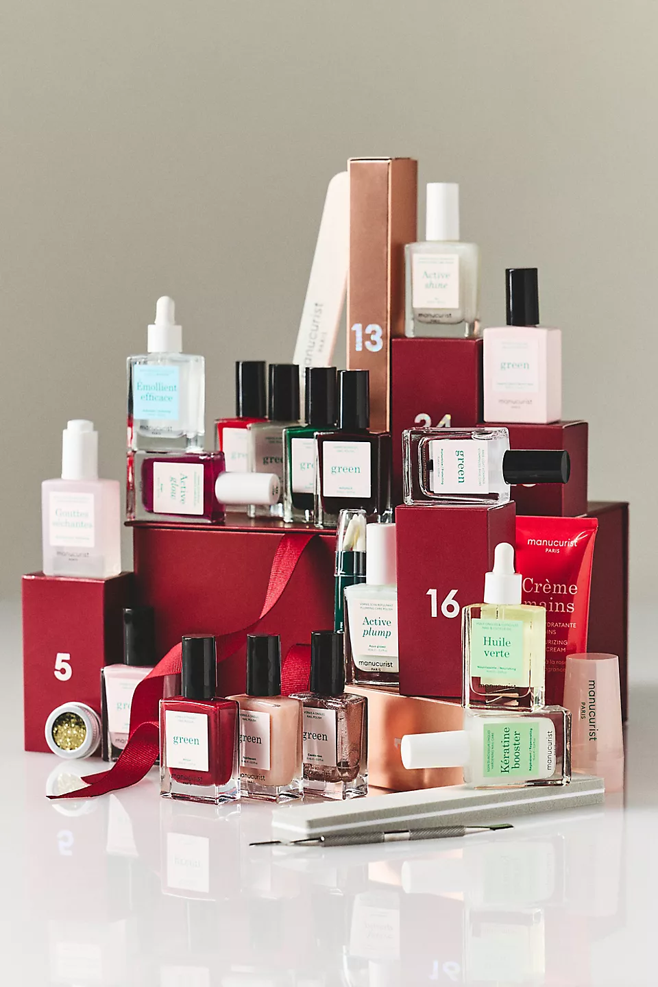 Manucurist 24 Days of Magic Advent Calendar with nail care and beauty surprises