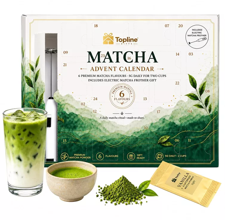2026 Matcha Advent Calendar with 24 days of matcha surprises